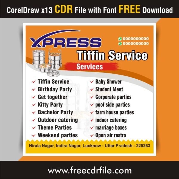 Tiffin Services Flex Banner Design