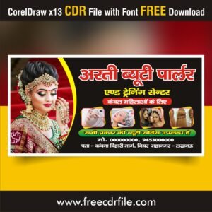 beauty parlour banner design free download