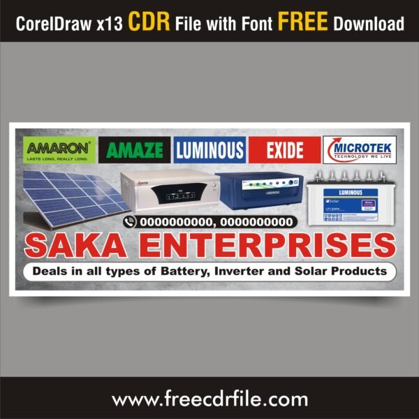 battery shop banner design free download