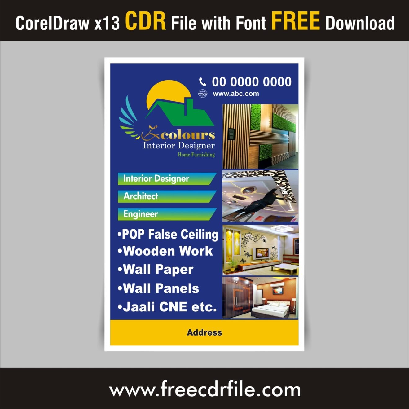 flex banner design cdr files free download