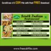 south indian restaurant banner design